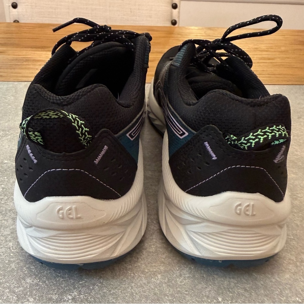 ASICS GEL Venture 9 Women's Trail Running Shoes Black Violet Blue Size 11 Wide - Picture 6 of 12
